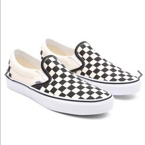 Vans checkerboard slip on